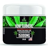 Genie's Solutions Organic Hemp Cream for Pain Relief - Soothing Lotion for Neck, Back, Knee, Joint, Muscle Aches - Natural Formula with Turmeric, Aloe, MSM, Copaiba, Helichrysum, Arnica - USA