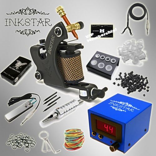 Tattoo Kit Professional Inkstar 1 Machine Venture Set Gun No Ink Original (153 PCS)