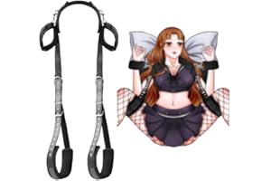 PU Leather Neck to Wrist Bondage Restraints Set Leg Spreader Bar for Couples Sex Things Accessories for Adults Couples Submis