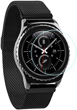 Samsung Gear S3 Frontier Screen Protector, Ultra-thin Glass Ballistic Tempered Glass Screen Protector for Samsung Gear S3 Smart Watch HD Clear 9H Hardness Anti-Bubble Shield