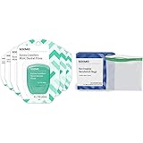 Amazon Brand - Solimo Extra Comfort Mint Dental Floss, 40 M (Pack of 6) & Solimo Sandwich Storage Bags, 300 Count