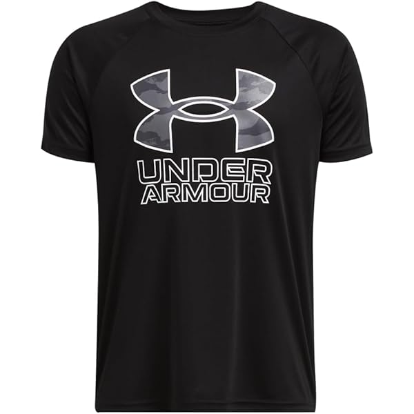 Amazon.com: Under Armour Boys Tech Hybrid Print Short Sleeve