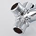 KES Shower Arm 3-Way Diverter Brass for Handheld Shower and Shower Head T-Valve G 1/2 Polished Chrome, PV11