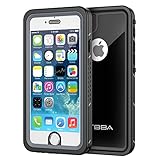 iPhone 6/6s Waterproof Case, OTBBA Sandproof IP68 Certified with Touch ID Shockproof Snowproof Full Body Cover for iPhone 6/6s (Black)