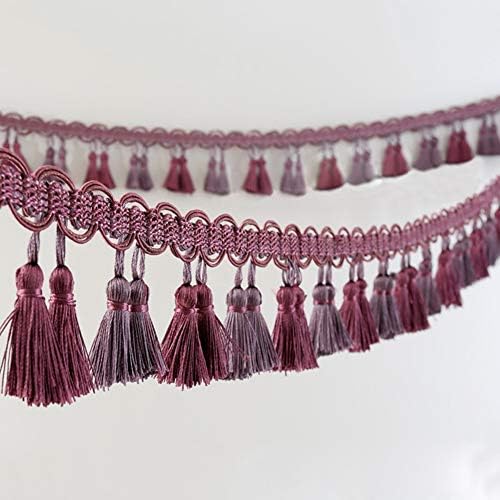 Wildgirl Upholstery Braided Macrame Fringe 1 Meter Conjoined Tassels Trim (# 26)