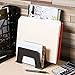 1InTheOffice Incline Desktop File Sorter, 6 Compartments Step Sorter, Black