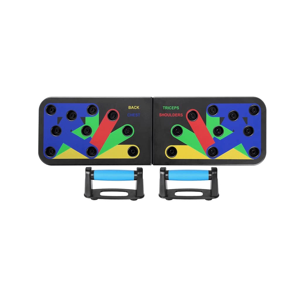 Push-Up Board, Foldable Home Gym Exercise Equipment, Multi-Function Strength Training Indoor Push-Up With Push-Pull Handle, Suitable for Home Outdoor Fitness Equipment