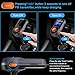 (Upgraded Version) Bluetooth FM Transmitter, Auto-Scan FM Wireless In-Car Radio Transmitter Adapter w/Quick Charge 3.0 and 2.4A Dual USB Port, Support AUX Output TF Card Slot 1.4 Inch Display