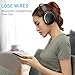 COWIN E8 Active Noise Cancelling Headphones Bluetooth Headphones Wireless Headphones Over Ear with Microphone Hi-Fi Deep Bass 20H Playtime for Travel Work TV Computer Cellphone -Silver