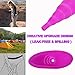 COOLDAY Silicone Female Urination Device, Reusable Urinals Portable Urine Cup Allows Women to Pee Standing Up, No-Leaks, No-Splash Pee Funnel for Travel, Camping, Outdoor Activities (Rose)
