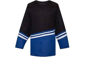 EALER + REDWOLF H500 Series Blank Ice Hockey League Jersey Practice Jersey for Boys,Kids,Junior,Youth