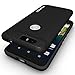 Xboun Nexus 6P Case Shock Resistant Protective Hard PC Cover + Silicone Hybrid Scratch-Resistant Case for Huawei Google Nexus 6P Smartphone - Black
