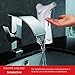 Automatic Touchless Soap Dispenser - Stylish Design - Sensor Pump - Perfect for Bathroom and Kitchen - Liquid Silver