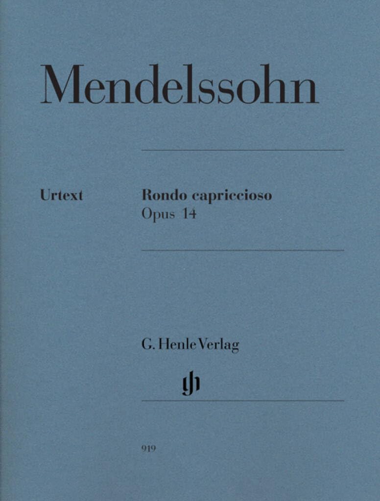Rondo capriccioso - Piano - score - revised edition - (HN 919): Instrumentation: Piano solo