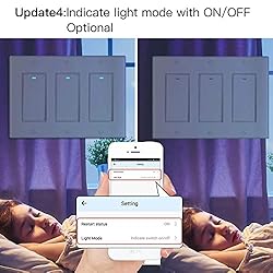 MoesGo WiFi Wall Push Button Smart Light