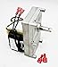 US Stove Ashley & American Harvest 4 RPM Clockwise Auger & Agitator Motor w/Hole for APC1406 SP6000 Heartland 6033 6035 6037 6039 6041 - Replaces 80456