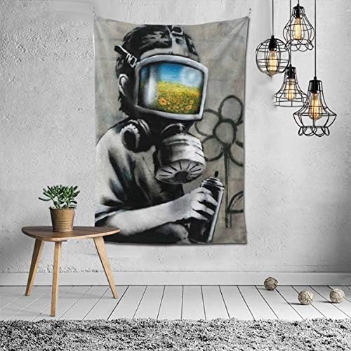 タペストリー Banksy バンクシー ストリート インテリア 多機能壁掛け 壁飾り おしゃれ 布製 ファブリック装飾用品 装飾アート 模様替え 部屋 窓カーテン 新居祝い 150x100cm Tarunniketanpublicschool Com