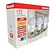 Honeywell A196027HB322 LED A19 Dimmable Light Bulbs - 60 Watt Equivalent -Soft White Light (2700K) - 800 Lumens - Energy Star Rating 9.5 Watt Consumption For Energy Bill Savings - 3-Pack
