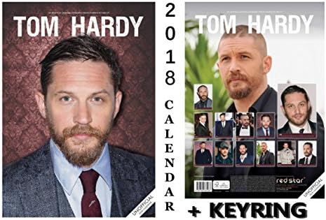 TOM HARDY CALENDAR 2018 + TOM HARDY KEYCHAIN
