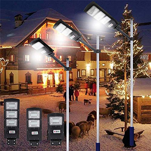 SZYOUMY Outdoor Solar Street Light,180LED Solar Light PIR Motion Sensor Remote Control Wall Lamp Solar Street Lights with Radar Sensor,Waterproof IP67 Dusk to Dawn Outdoor Street Area Road (90 watts) - Thumbnail 7
