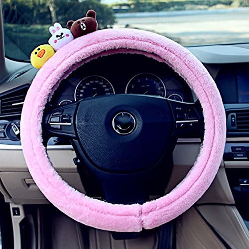 Cute Lovely Plush Car Auto Steering Wheel Cover Case by Lindas Shop (Style 09)