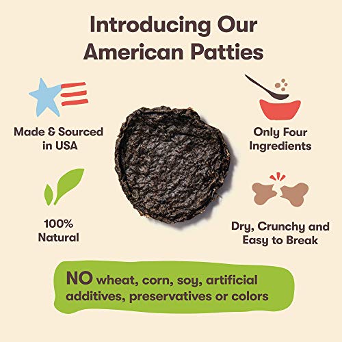 Pet 'n Shape All American Beef Lung Patties Dog Treats - Made and Sourced in The USA, 1 lb - Thumbnail 4