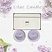 Lilac Scented Candle-Natural Wax and Fresh Lilac Essential Candles,Long Lasting and Highly Scented for Stress Relief,Romantic Dinner Date,Spa,Wedding Party,Great Gift For Friendsthumb 4