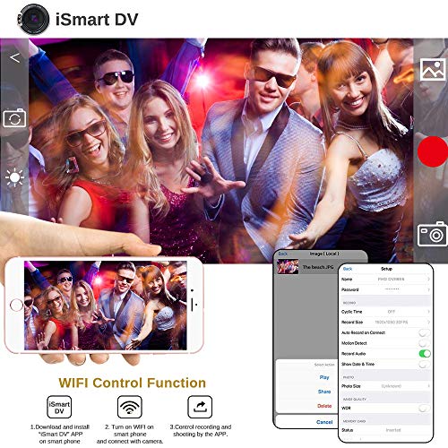 Video Camera Camcorder WiFi FHD 1080P 30FPS 24MP Infrared Night Vision YouTube Vlogging Camera Recorder 3.0 Inch 270 Degree Rotation Touch Screen 16X Digital Zoom Camcorder with 2 Batteries
