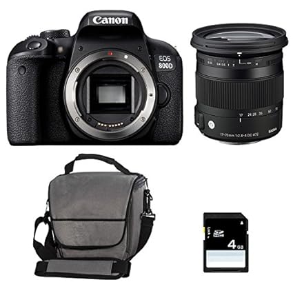 CANON EOS 800D + SIGMA 17-70 F2,8-4 DC Macro OS HSM Contemporary + ...