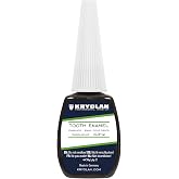 Professional Tooth Enamel, Special Effects Tooth Paint By Kryolan (Black)- Temporary Liquid Teeth Color For SFX Teeth Makeup Halloween Cosplay Theater- Blackout/ Rotten/ Tooth Decay Makeup- 0.4 Fl Oz