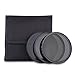 77mm Neutral Density Professional Camera Lens Filter Set (ND2 ND4 ND8), ND Filters with 77mm Filter Thread + Filters Pouch
