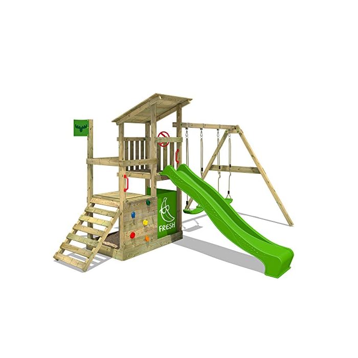 FATMOOSE Parque infantil de madera FruityForest con FATMOOSE Parque infantil de madera FruityForest con
