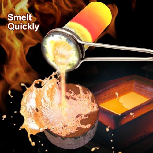TOAUTO 3KG Gold Melting Furnace TGF3000,1400W 2000F Digital Electric Melting Furnace with Graphite Crucible for Melt Scrap, Silver, Gold, Copper, Aluminum 110V Refining Casting Furnace