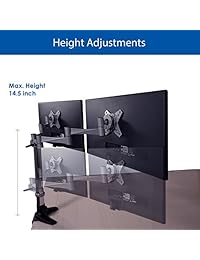 qualgear qg dm 01   016   13   27" articulado de 3 Vías para visualización plana Plateado