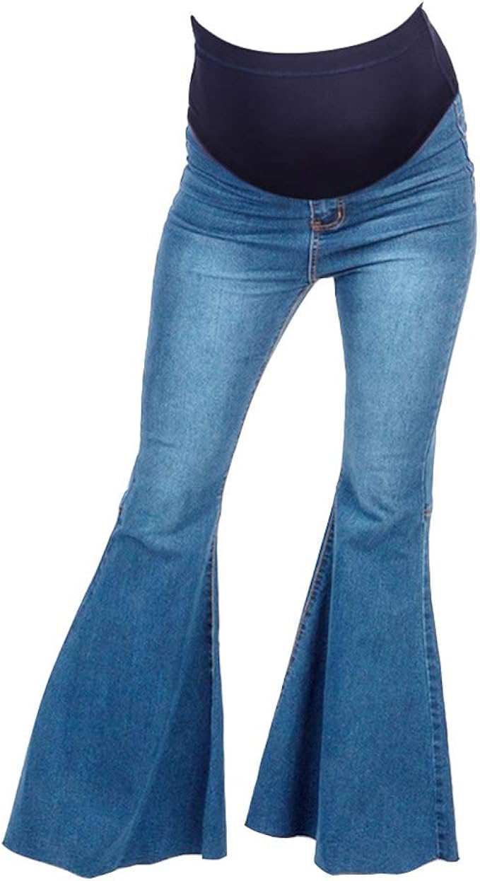 bell bottom maternity jeans