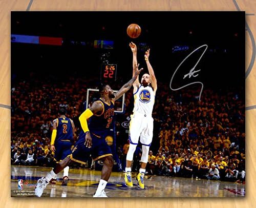 Autograph Authentic CURS40902A Stephen Curry Golden State Warriors Signed NBA Finals Fanatics 8 x 10 in. Photo