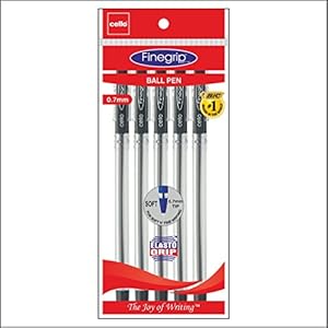 Cello Finegrip Ballpen – Pack of 250 (Black – Pouch Packing)