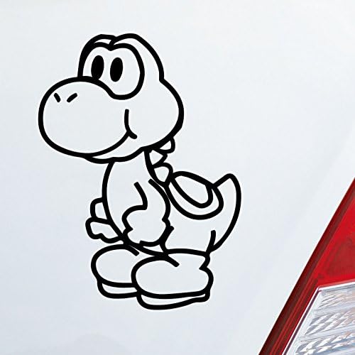 Yoshi Super Mario Bros Nintendo car sticker big sticker