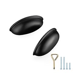 Ravinte 10PCS Pack 3inch Hole Center Matte Black