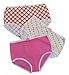 Jack 'n Jill Girls 100% Combed Cotton Briefs In Assorted Prints (3 Pack)