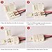 iCreating 8mm 2 Pin LED Strip Light Connector with Pigtail (10pcs), 3528 Flexible LED Connector Solderless Clamp On Pigtail Adapter for 8mm Wide SMD 3528 2835 Single Color Flexible LED Tape