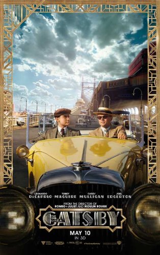 The Great Gatsby (2013) 27 x 40 Movie Poster Leonardo DiCaprio, Joel Edgerton, Tobey Maguire, Style C