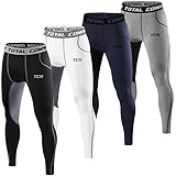 Men's Boys TCA SuperThermal Compression Base Layer Thermal Under Tights / Leggings