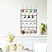 5 Tier Black Metal Wall Mounted Kitchen Mug Hook Display/Cup Storage Organizer Hanger Rack - MyGift