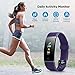 Letsfit Fitness Tracker HR, Activity Tracker with Step Counter,IP68 Waterproof Pedometer with Calorie Counter, Sleep Monitor,Smart Fitness Band for Men Women Kids