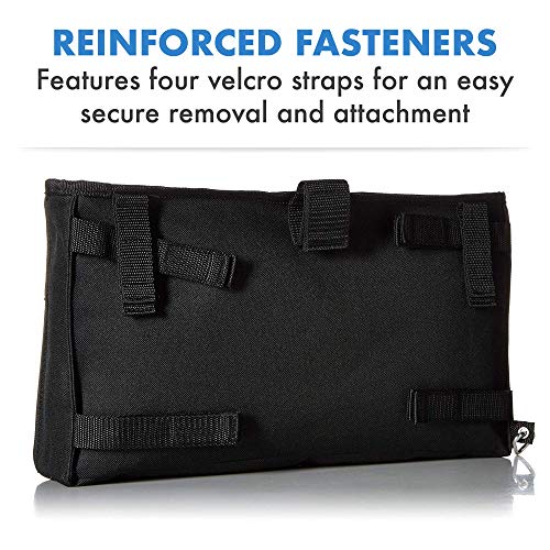 Pivit Water Resistant Walker Bag | Accessory Basket Provides Hands Free Storage for Folding Walkers | Attachment Fits Wide and Narrow Styles | Tote Caddy Pouch for Elderly, Seniors, Handicap, Disabled - Thumbnail 5