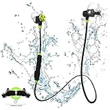 IVYOCK Bluetooth Headphones Wireless 4.1 Earphones HD Stereo Earbuds Sports Magnetic headset (IPX4 Waterproof Gym Running Workout,7 Hours Playing,Noise Cancelling with Built-in mic for iPhone,Android)