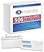 Compuchecks Double Window Envelopes #8- Peel and Seal Strip, Security Business Mailing Check Envelopes - Tamper Evident, Security Tint - 500 Count – Guaranteed to fit QuickBooks Checks