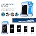 Waterproof Phone Pouch, SAWAKE Universal Waterproof Phone Case with Airbag Floatable Dry Bag for iPhone X/8/8 Plus/7/7 Plus/6/6S Plus, Samsung Galaxy S9/S8/S7/S7 edge/Note 6 5 4 and More Phone