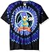 Liquid Blue Men's Bartman Concentric T-Shirt, Tie Dye, X-Large